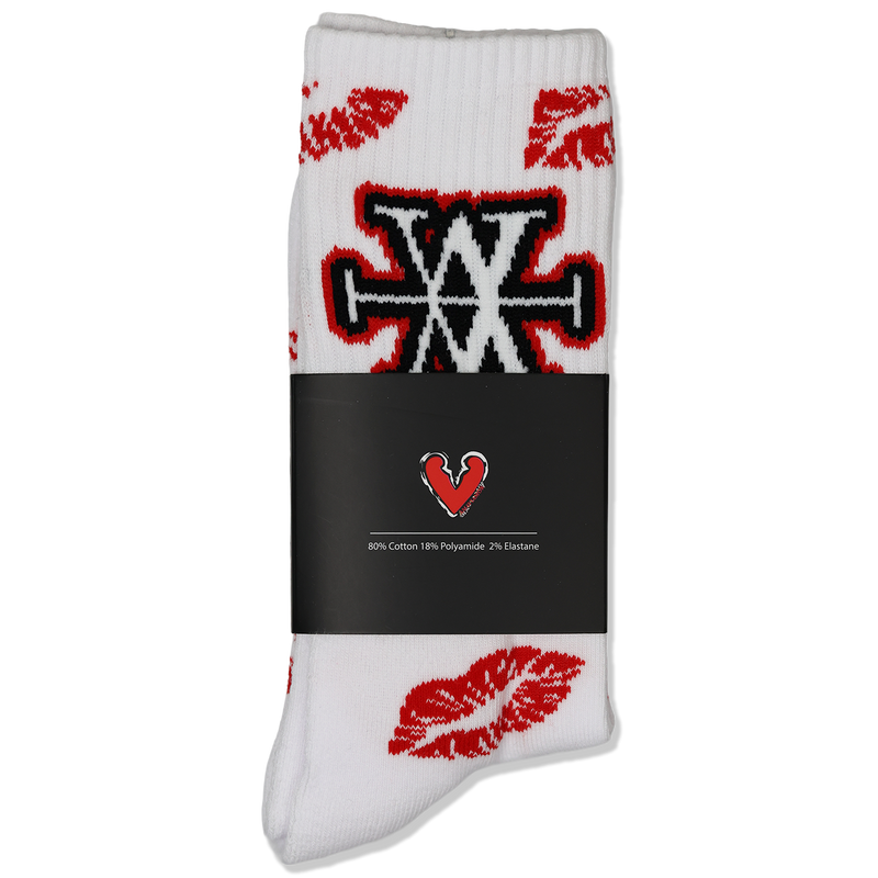 Kiss Lips Socks - 3 PACK