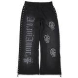 Gemstone Bear Trio Studded Sweats